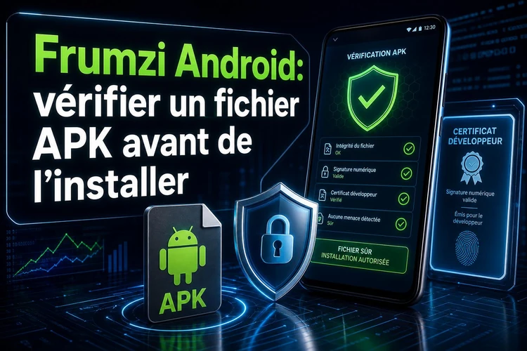 Frumzi Android: vérifier un fichier APK avant de l’installer
