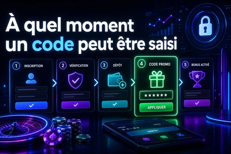 À quel moment un code peut être saisi