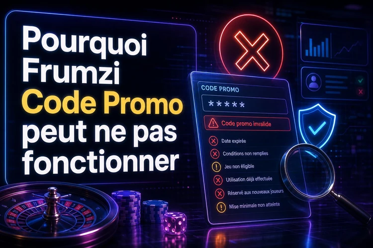 Pourquoi Frumzi Code Promo peut ne pas fonctionner