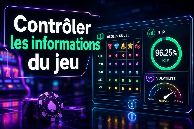 Contrôler les informations du jeu