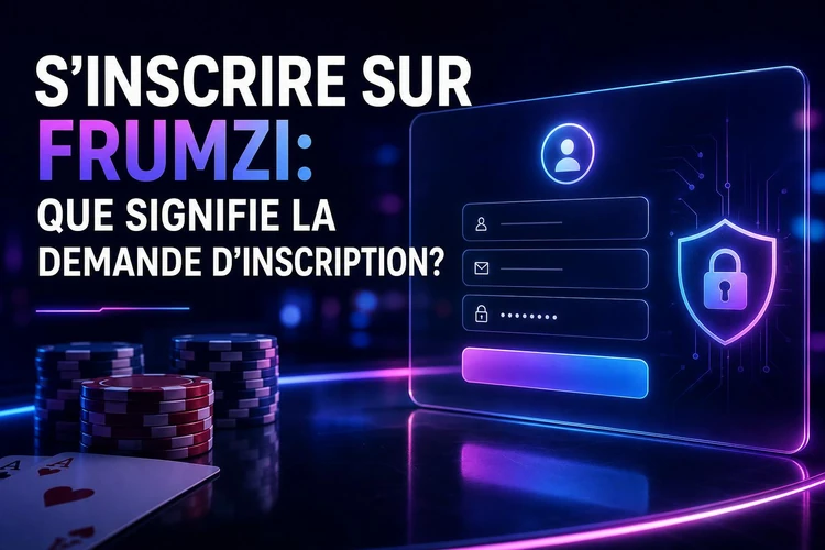 S’inscrire sur Frumzi: que signifie la demande d’inscription?