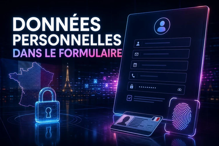 Données personnelles dans le formulaire