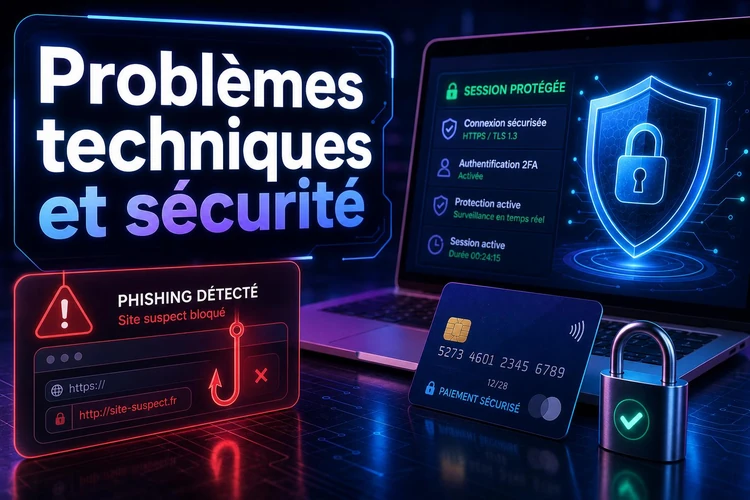 Problèmes techniques et sécurité